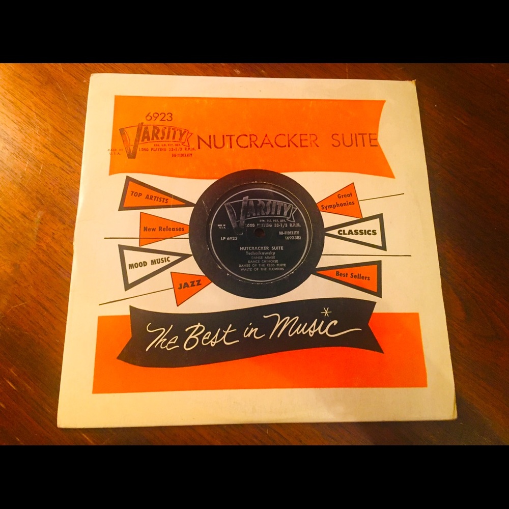 Vtg VARSITY NUTCRACKER SUITE 33-1/3 XMAS LP